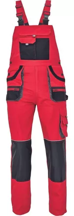 Îmbrăcăminte de lucru Cerva 030201682304X Полукомбинезон FF CARL BE-01-004 красный (60)