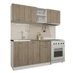 Мебель для кухни Haaus Kara 1.8m (White/Dark Sonoma Oak)