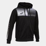 FINAL SALE - Hanorac JOMA - ECO SUPERNOVA ZIP-UP HOODIE BLACK WHITE