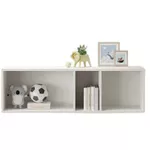 Raft decorativ MebelStar LILU 110x27x34 White (MBS-1307)