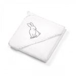 BabyOno Велюровое банное полотенце с капюшоном,76 x 76 cм