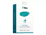 ttec Wall Charger Smart Travel with Cable USB to Micro USB 2.1A (1.2m), Turquoise