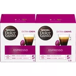 Cafea Nescafe Dolce Gusto Set 2 cutii Espresso 88g (16+16capsule)