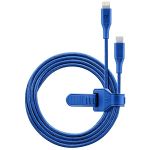 Type-C to Lightning Cable Cellular, Strip MFI, 1M, Blue