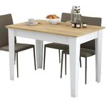 Стол Trendy Kiev 512-Alb, Stejar 110x75x72cm