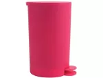 Ведро для мусора с педалью MSV Osaki 3l, пластик, розовое