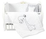 Lenjerie de pat pentru copii PernaMea Set lenjerie 8 piese Lovely Giraffe (PM.100262/17)