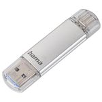 Флеш память USB Hama 124162 C-Laeta, Type-C USB 3.1/USB 3.0, 32 GB, 40 MB/s, silver