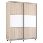 Шкаф Mobildor-Lux Aron-S 1.0m-1.8m uși glisante din PAL orizontal (160x60x200H cm) Sonoma