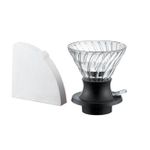 Accesoriu pentru cafetieră Hario SSD-360-B Immersion Coffee Dripper Switch 360ml, 03 Size