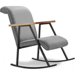 Fotoliu Trendy Balansoar Yoka-Gri 65x100x86cm (GTR003714)