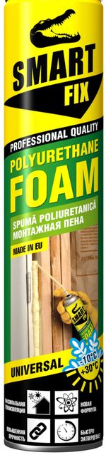 Spumă poliuretanică Universal Smart Fix 750ml (600 gr)