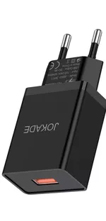 Jokade Wall Charger with Cable USB to Micro-USB Single Port 5A JB022, Black