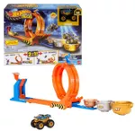 Mașină Hot Wheels JBX64 Monster Trucks Loop-And-Flip Trophy Challenge
