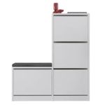 Raft pentru încălțăminte Trendy Oslo, Alb