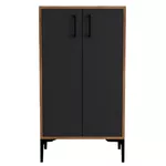 Raft pentru încălțăminte Trendy Prag, Nuc, Antracit 60x111x35cm