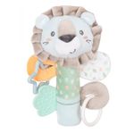 Iinel dentiție Kikka Boo 31201010317 Jucarie de plus cu inel de dentitie Jungle King