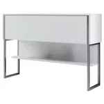 Masă Trendy Luxe, ArgintAlb, 120x80x30cm (GTR005832)