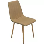 Scaun Evelin di Costacurta XR-154 WO, Металл (текстура дерево)/Ткань, Beige-9 (rogojka)