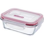 Container alimentare Pedrini 54616 Recipient hermetic din sticla 0.38l, 15x11x5.3cm
