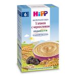 Terci organic cu lapte HIPP 5 cereale cu prune (6+ luni) 250 g