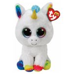 Jucărie de pluș TY TY36852 PIXY white unicorn 15 cm
