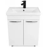 Шкаф под умывальник Mashtab 11985 Agat cu 2 usi 60cm Alb