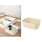 Cutie depozitare Бытпласт 46203 Лоток Econova Velvet 1.45l, 19x15x7cm, бежевый