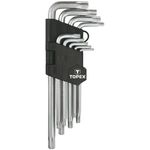 Set de unelte de mână Topex 818 Chei Torx lungi T10-T50 (1set-9buc) (35D961)