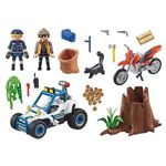 Mașină Playmobil PM70570 Police Off-Road Car with Jewel Thief