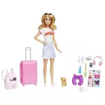 Păpușă Barbie HJY18 cu accesorii și set de voiaj Malibu