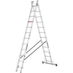 Лестница Cagsan TSA7 двухсекционная, 2x12 ст, H=6.07m, макс.нагрузка150kg