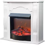 Șemineu electric ArtFlame Clasic & Corsica, 883x950x300 mm, Alb