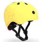Cască de protecție Scoot&Ride 96364 Lemon (cu sistem de reglare), S, 51-55cm