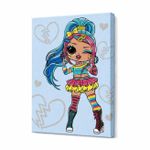 Картина по номерам Ideyka (KHO6278) L.O.L. Surprise! Tweens Emma Emo, 30х40