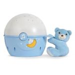 Ночной светильник Chicco 76472 Jucarie 2in1 cu proiectie aproape de stele, blue, 0+ luni