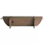 Comodă TV Trendy Crin, Nuc 158x40x35cm
