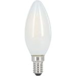 Bec Xavax 112830 LED Filament, E14, 470 lm Replaces 40 W, Candle Bulb, Daylight, matt