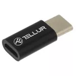 Cablu telefon mobil Tellur TLL155161 Type-C, MicroUSB, Black