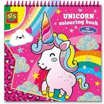 Set de creație Ses Creative 00111 Unicorn colouring book