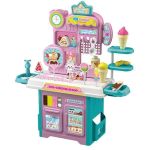 Bucătărie și veselă de jucărie Essa 922-214 Magazin de înghețată pentru copii „Fă-l singur”, 32elem