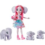 Кукла Enchantimals GTM30 Set Familia Elefantelului Esmeralda