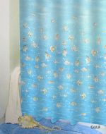 Perdea de duș Bisk 03564 PEVA GULF albastru 180x200