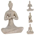 Decor H&S 17096 Statueta Doamna Yoga 29cm, ceramica