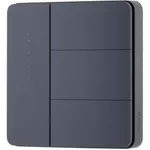 Întrerupător electric Aqara Z1 PRO - Întrerupător cu 3 butoane (cu și fără neutru) cutie pătrată de perete, neagră (ZNQBKG44LM)