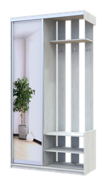 Antreu Voyage 2.1m x 1.1m x 0.45m lemn alb 0449