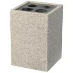 Pahar pentru periuțe de dinți Bisk 01595 Suport periute de dinti SAND