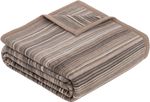 Textile de casă Ibena 3599/380 Jacquard Decke Malang Grey/brown
