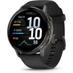 Фитнес-трекер Garmin Venu 4 - 45 mm, Slate bezel with black silicone band