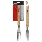 Produs pentru picnic BBQ 55393 Furculita pentru gratar 38cm, maner lemn